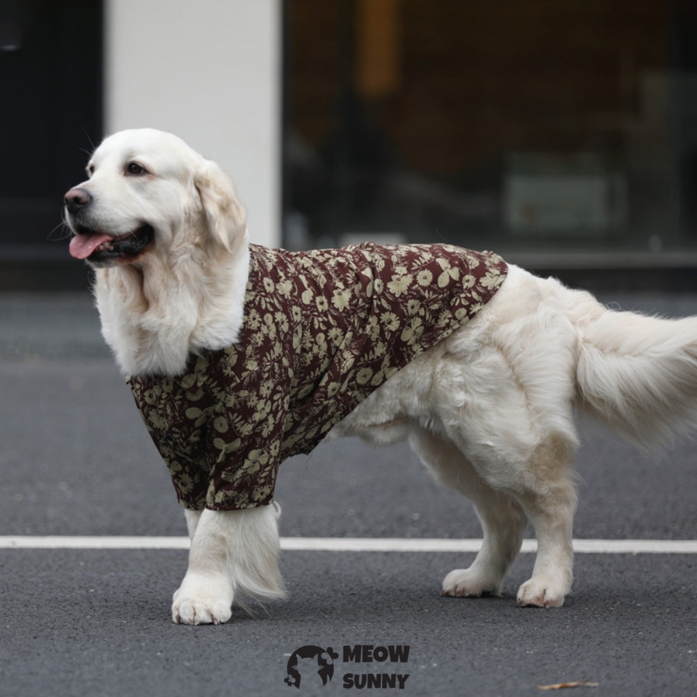 Dog Hawaiian Shirt - Dog Summer Clothes, Breathable Polo T-Shirts