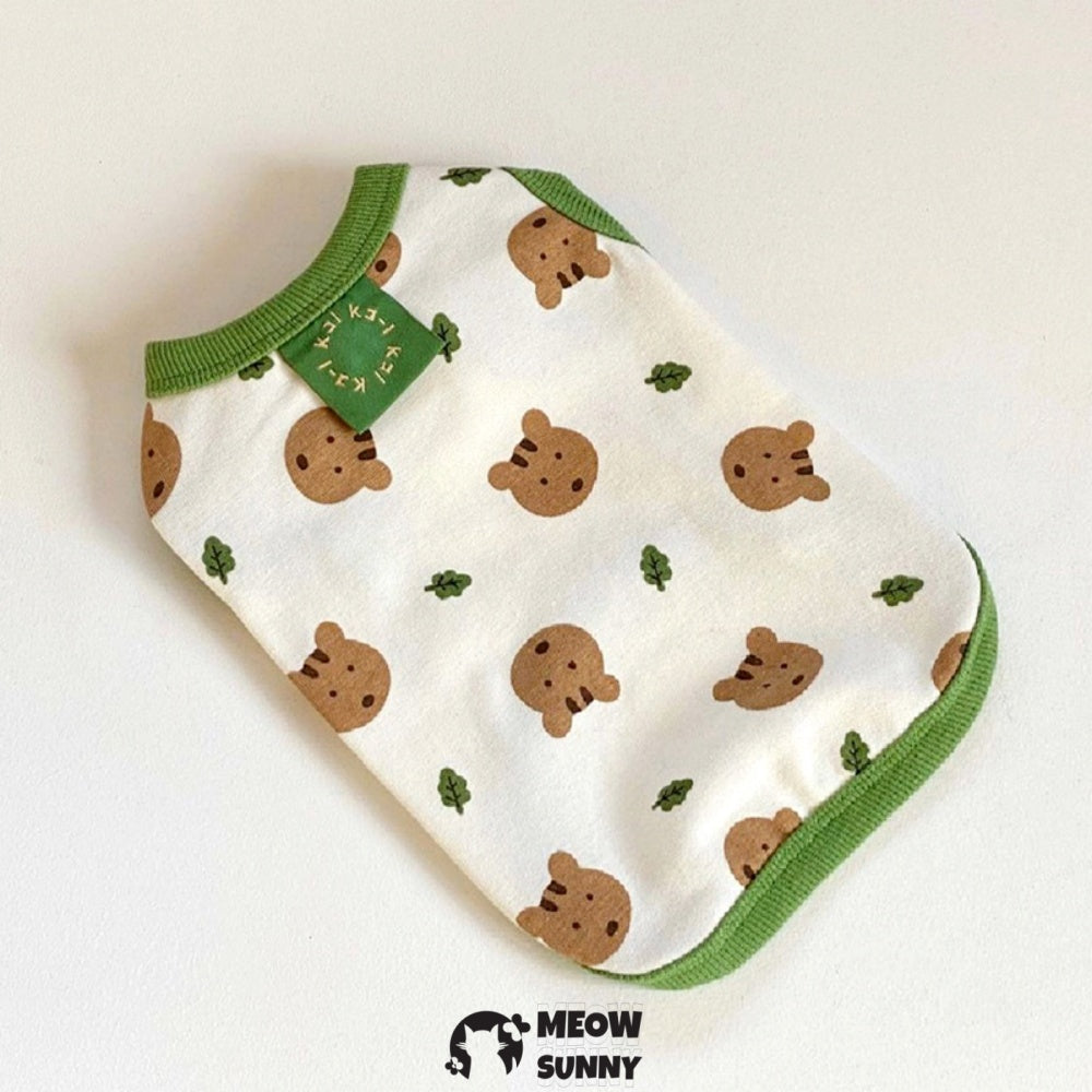 Dog Summer Puppy Printed Clothes Soft and Breathable Dogs T-Shirts