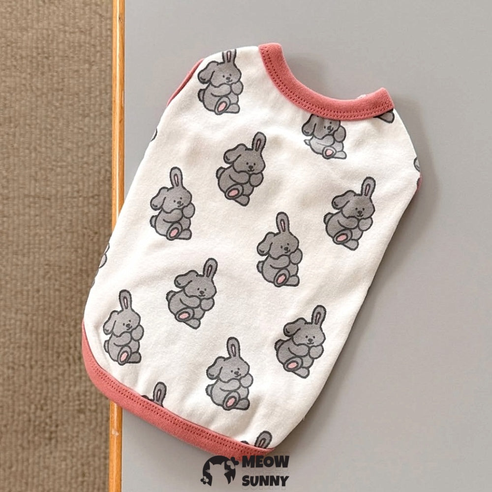 Dog Summer Puppy Printed Clothes Soft and Breathable Dogs T-Shirts