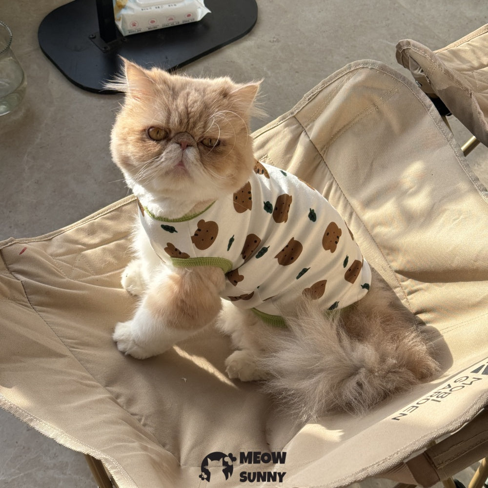 Dog Summer Puppy Printed Clothes Soft and Breathable Dogs T-Shirts