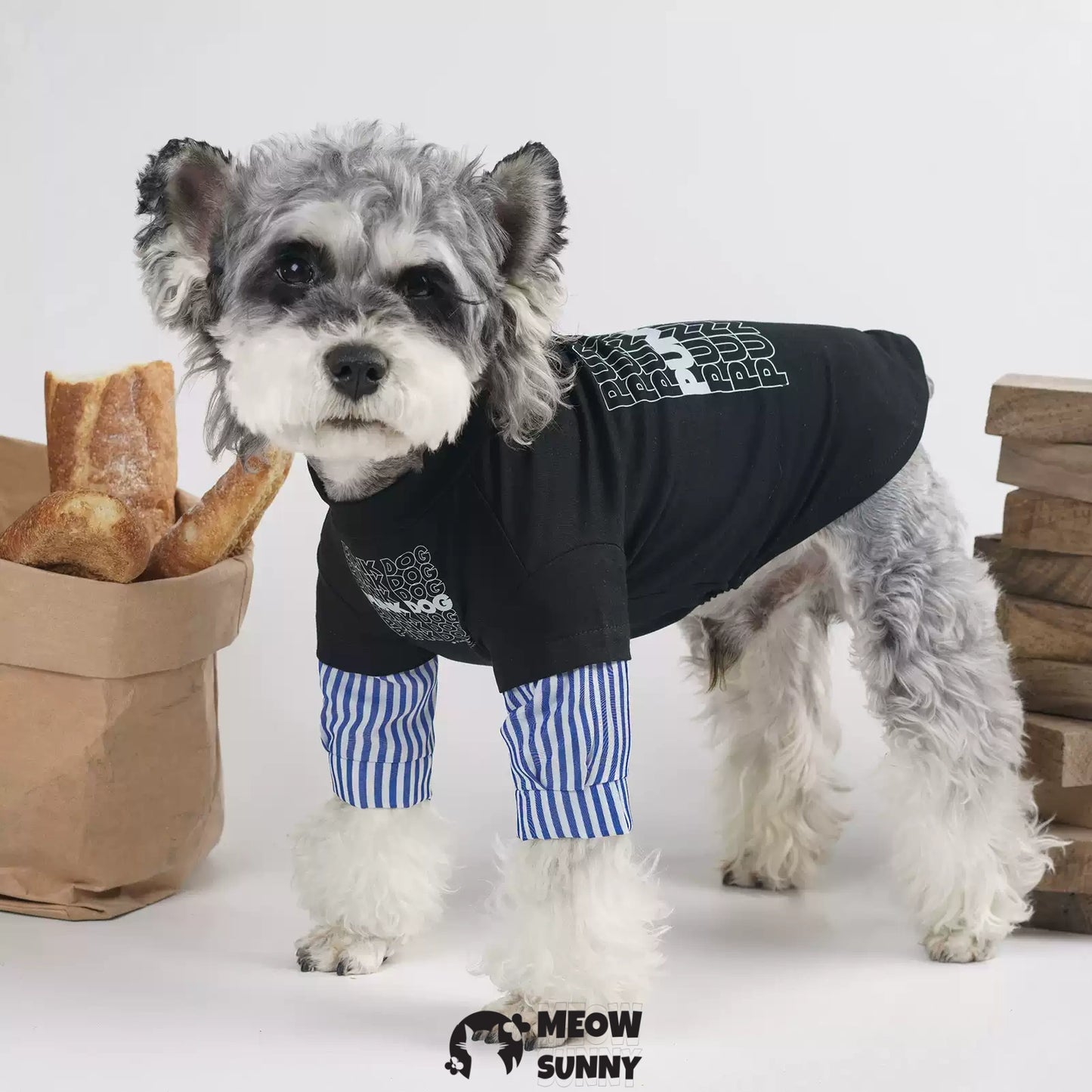 Dog Soft Breathable Cotton Popular Black Shirt