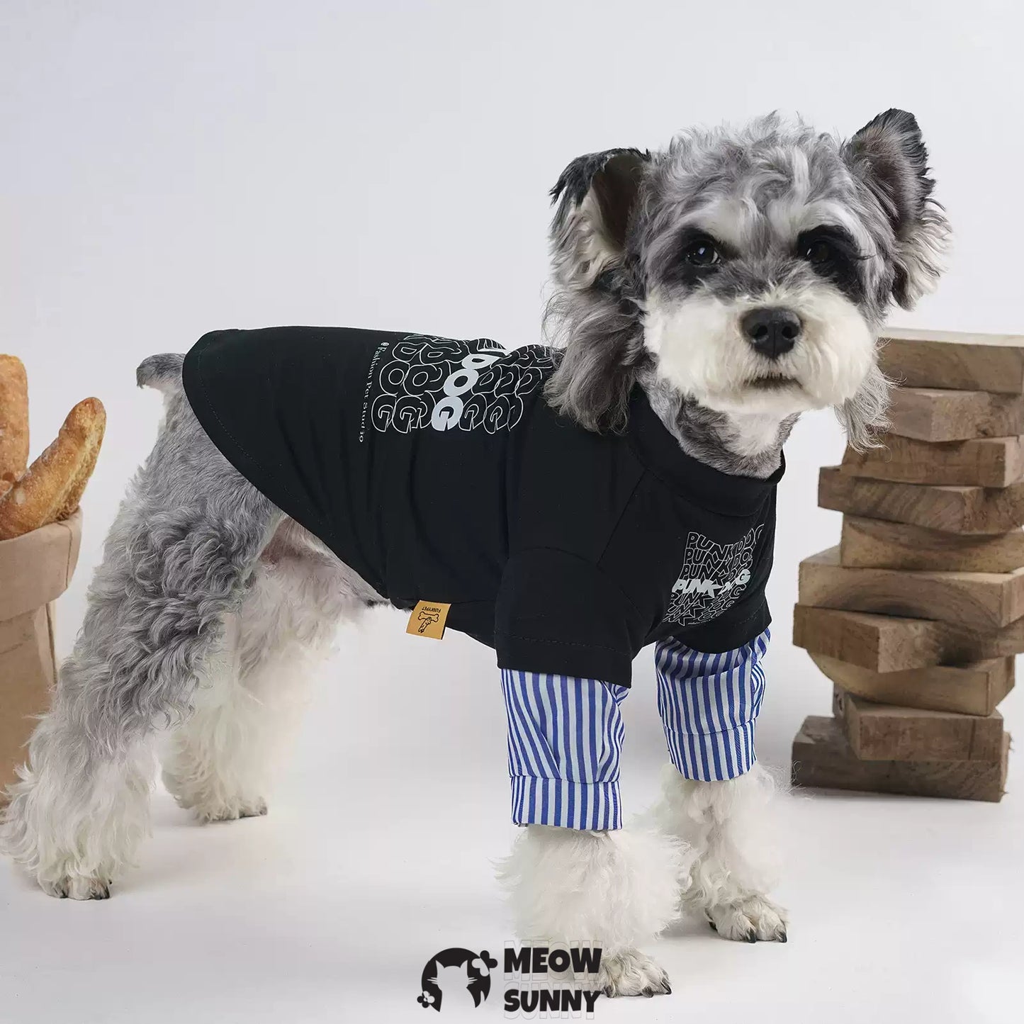 Dog Soft Breathable Cotton Popular Black Shirt
