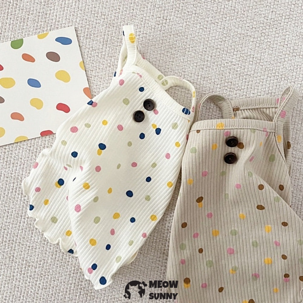 Dog Summer Polka Dot Pattern Clothes Soft and Breathable Dogs Shirts