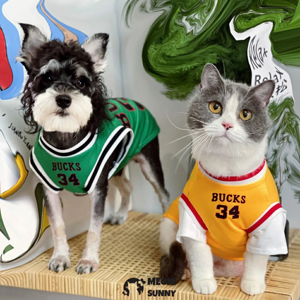 Dog clothes Summer thin breathable air jersey Sun protection clothes