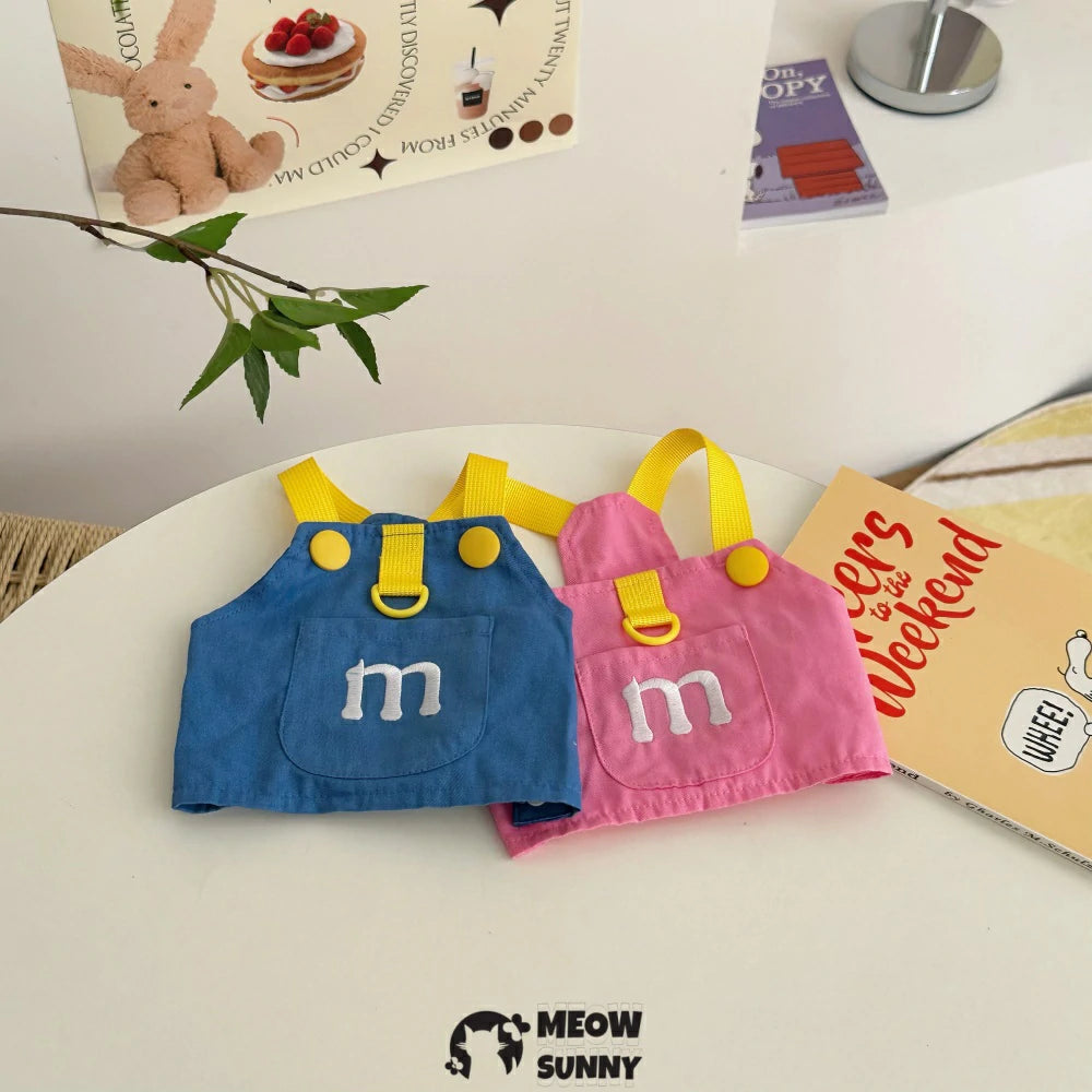 Dog vest style dog leash clothes chest back for walking