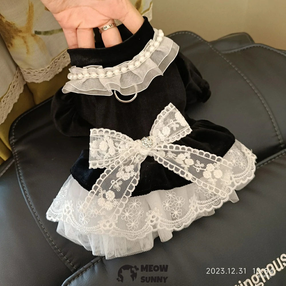 Dress Skirt Pet Dog Clothes Wedding Wedding Dress Princess Dress
