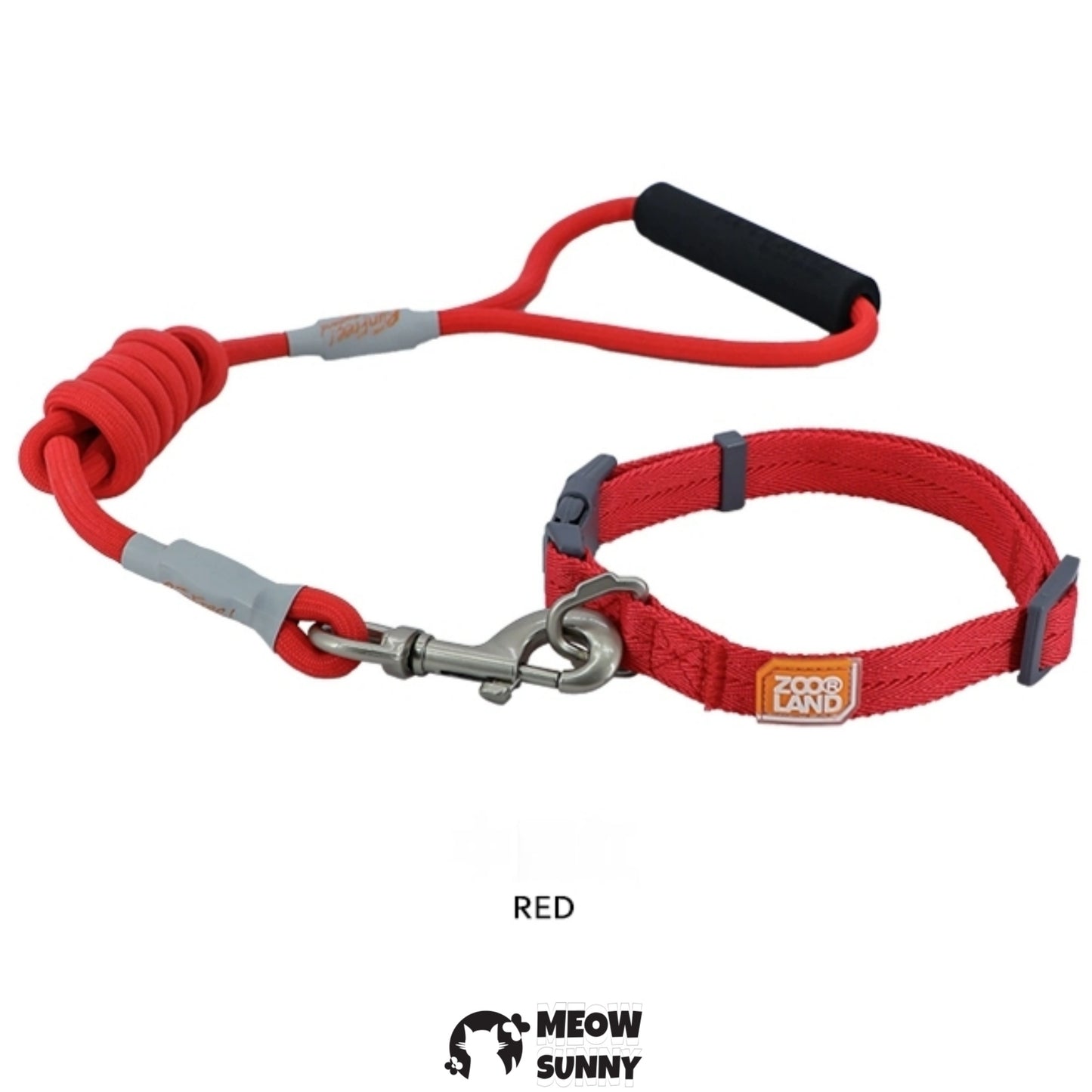 Traction Rope & Collar Set Dog Leash Dog Walking Rope Collar