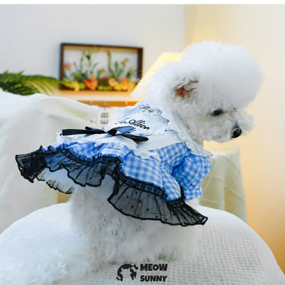 Fairytale Princess Dress Pet Dog Clothes Lolita Skirt