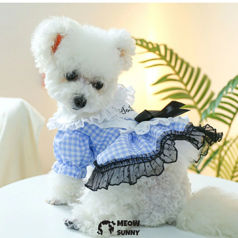 Fairytale Princess Dress Pet Dog Clothes Lolita Skirt