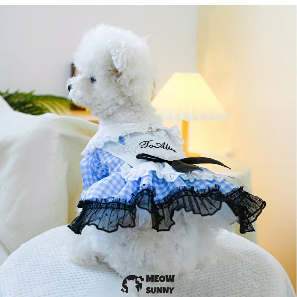 Fairytale Princess Dress Pet Dog Clothes Lolita Skirt