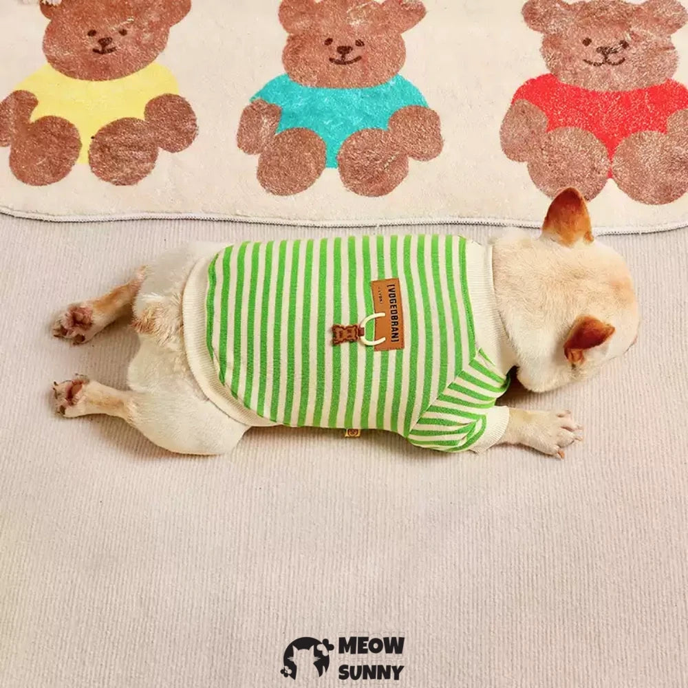 French bulldog clothes Shiba Inu Pug Bulldog spring and autumn clothes