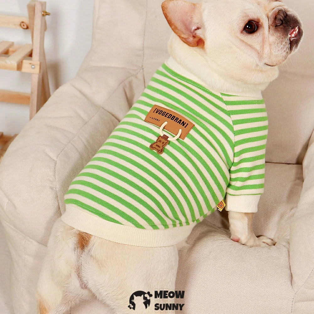 French bulldog clothes Shiba Inu Pug Bulldog spring and autumn clothes