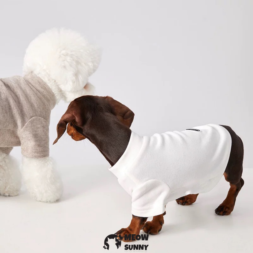 Friendly Dog T-Shirts for Small Dogs, Plain Pink Dog Tee for Spring Summer