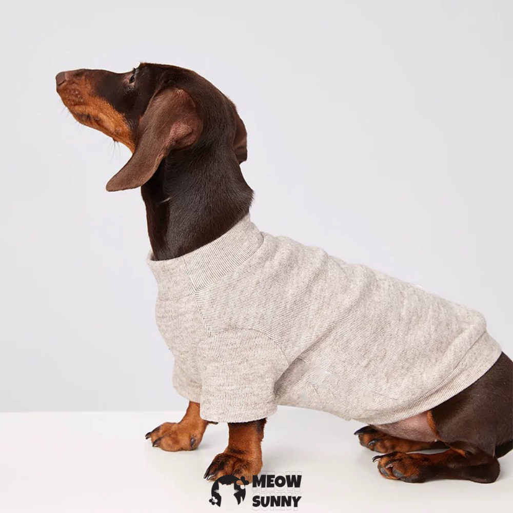 Friendly Dog T-Shirts for Small Dogs, Plain Pink Dog Tee for Spring Summer