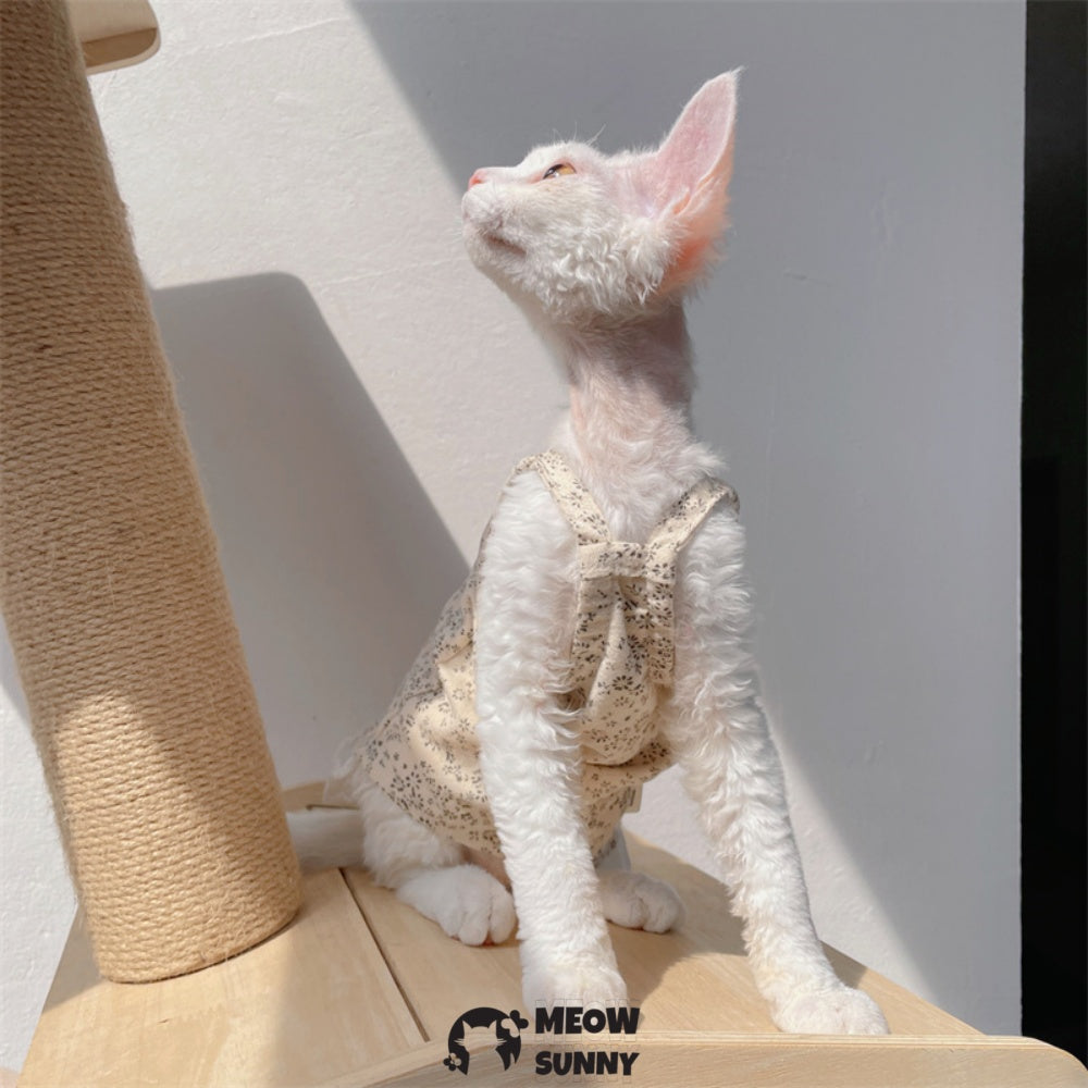 Hairless Cat T-Shirts Breathable Summer Cotton Retro Shirts