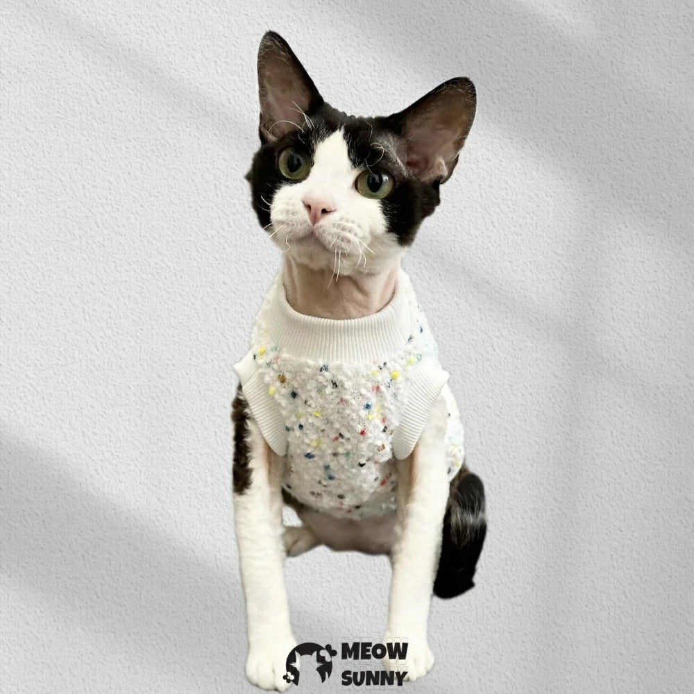 Hairless cat autumn and winter short-sleeved knitted sweater