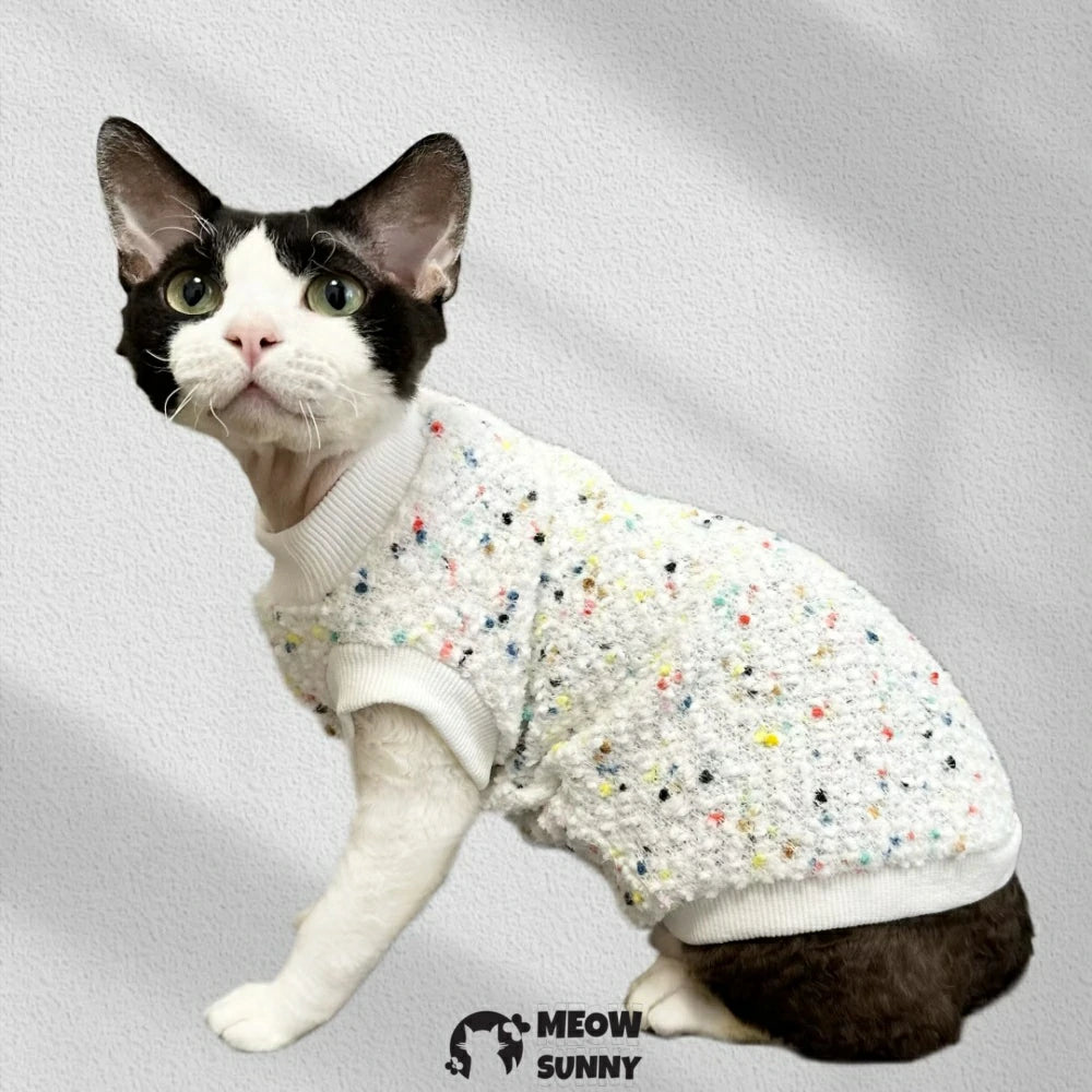 Hairless cat autumn and winter short-sleeved knitted sweater