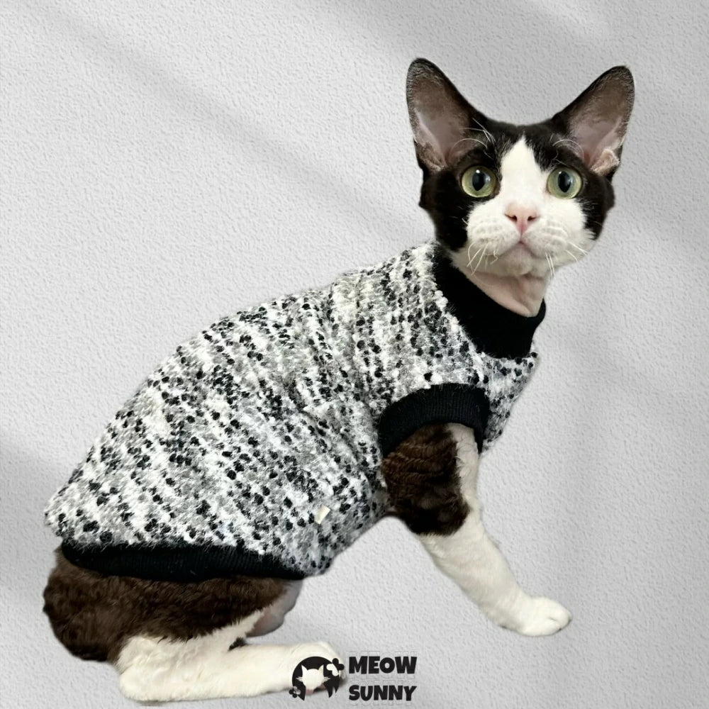 Hairless cat autumn and winter short-sleeved knitted sweater