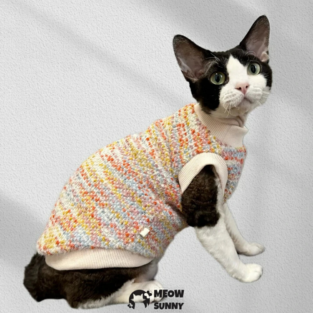 Hairless cat autumn and winter short-sleeved knitted sweater