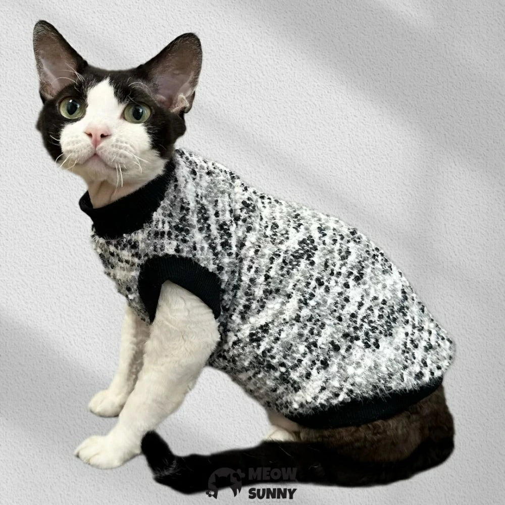 Hairless cat autumn and winter short-sleeved knitted sweater