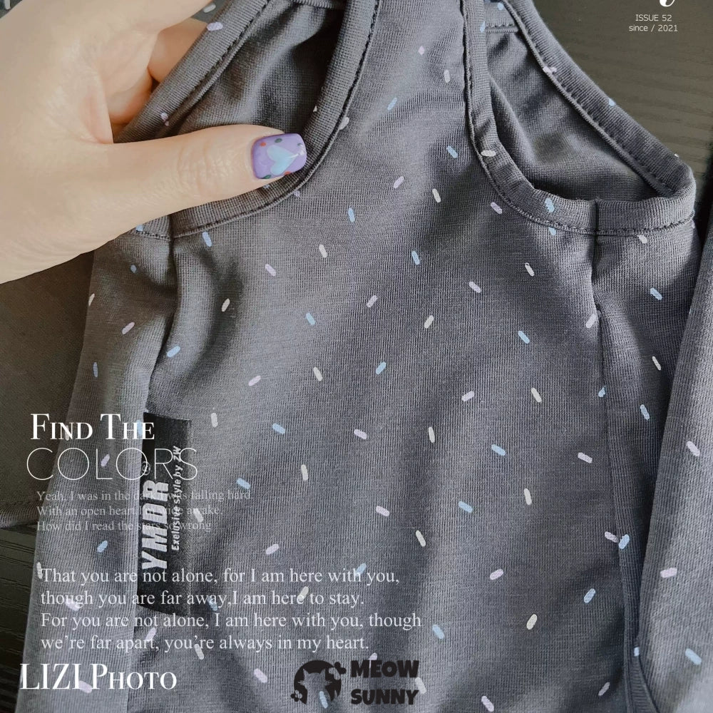 Hairless cat clothes Devon hat summer thin elastic camisole