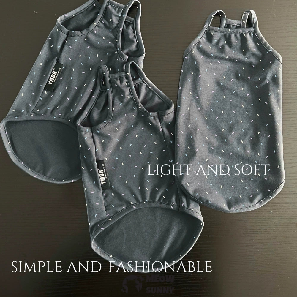 Hairless cat clothes Devon hat summer thin elastic camisole