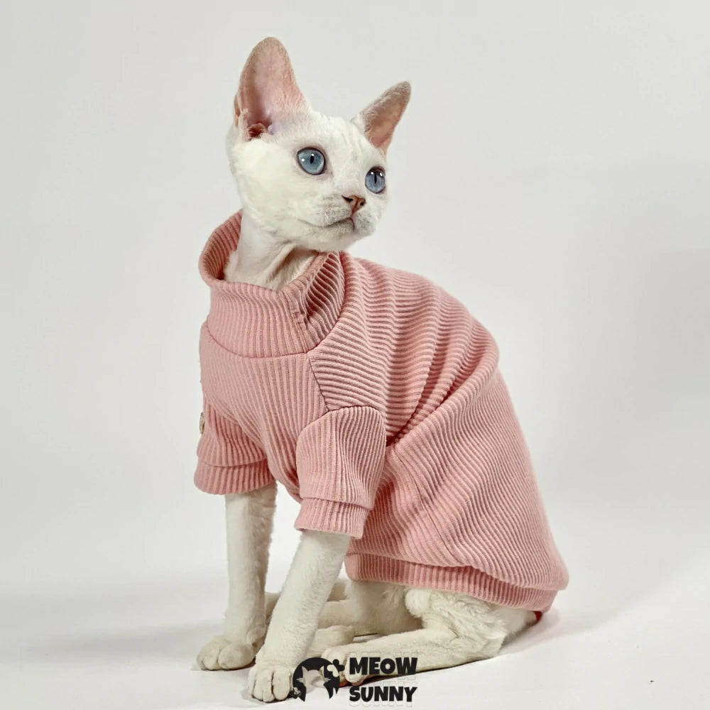 Hairless cat clothes high collar warm bottoming shirt