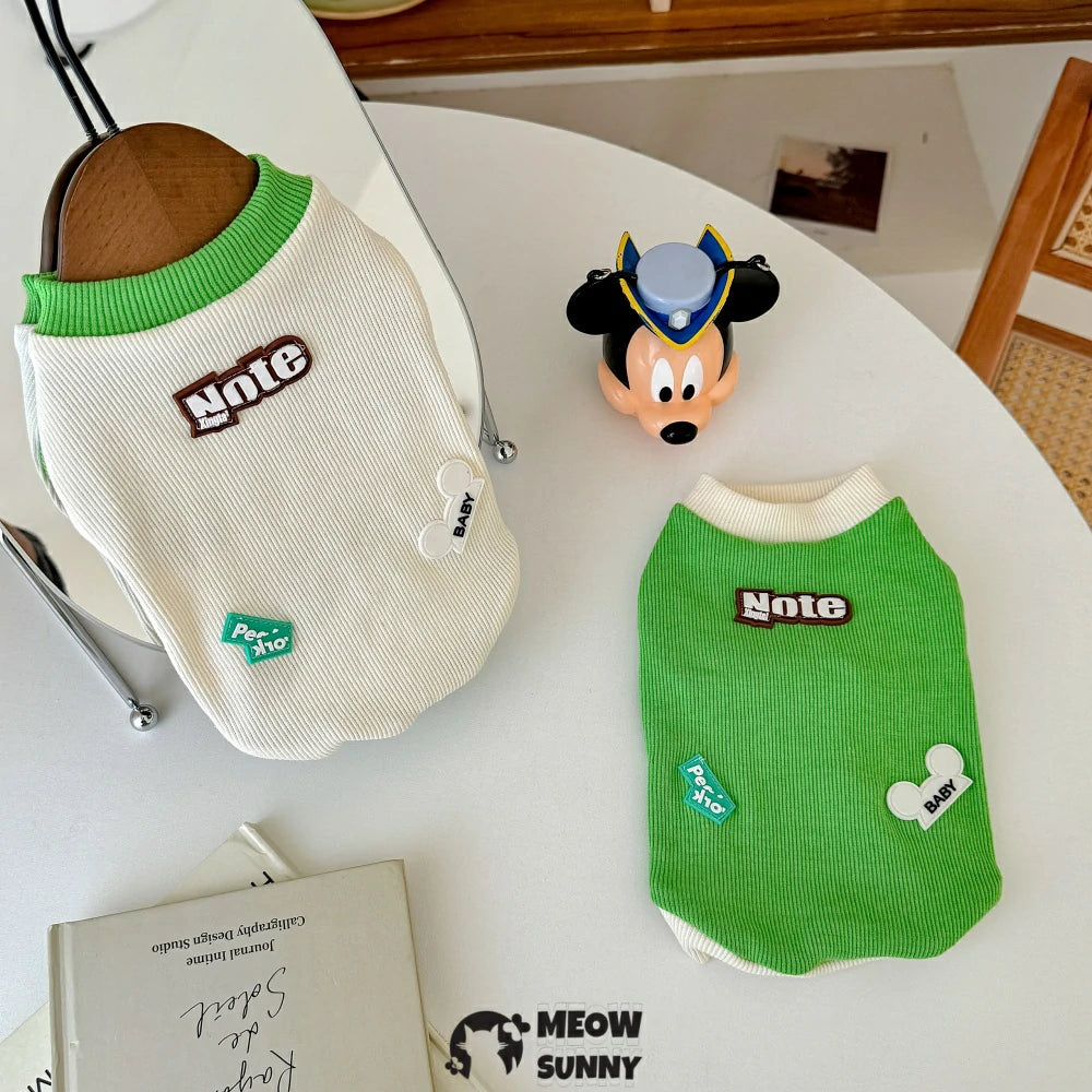 Hairless cat clothes spring and autumn pure cotton stretch vest