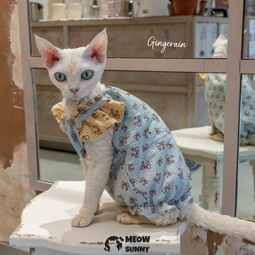 Hairless cat summer breathable light cute dress