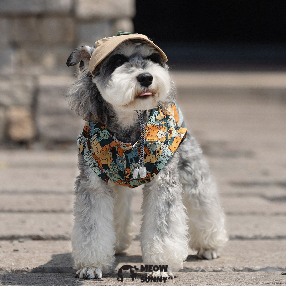 Hawaiian Shirt for Dogs Vibrant Fade-Resistant Colors for Daily Use