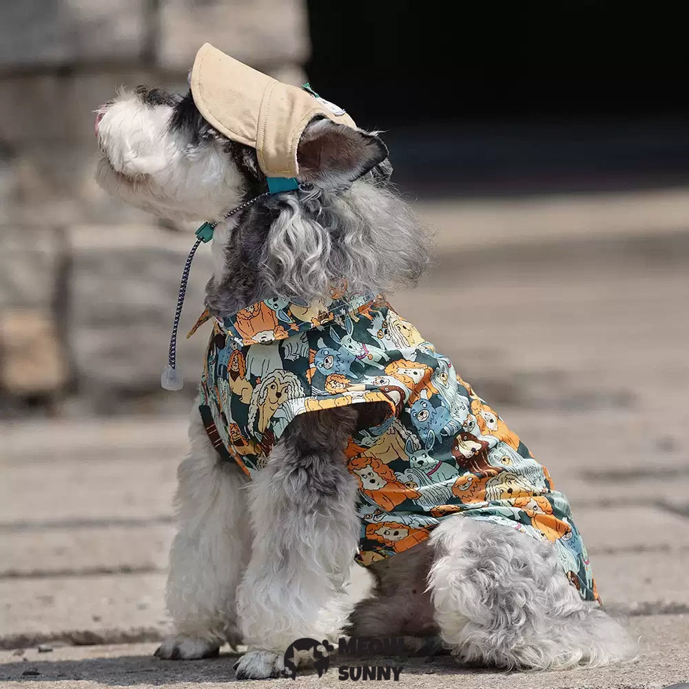 Hawaiian Shirt for Dogs Vibrant Fade-Resistant Colors for Daily Use