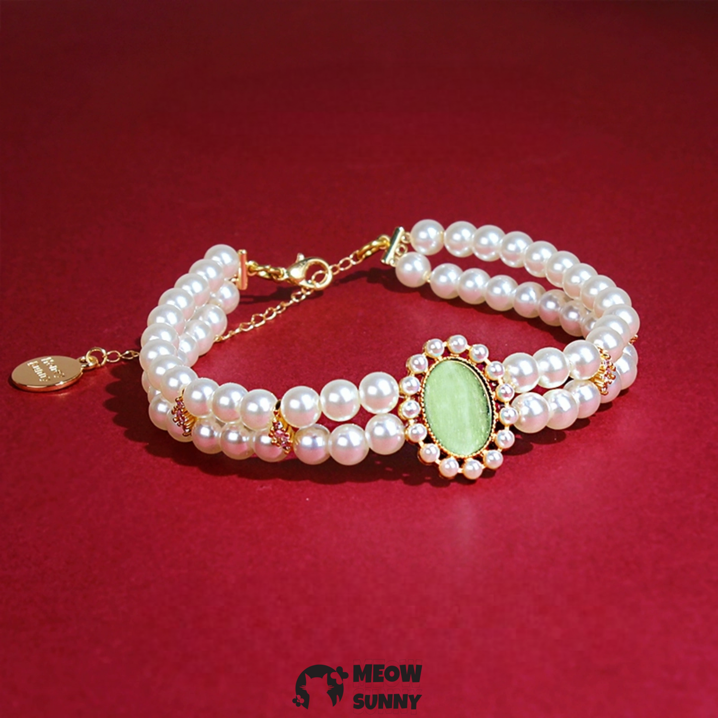 Pet Dog & Cat Perals Beads Necklace Collar
