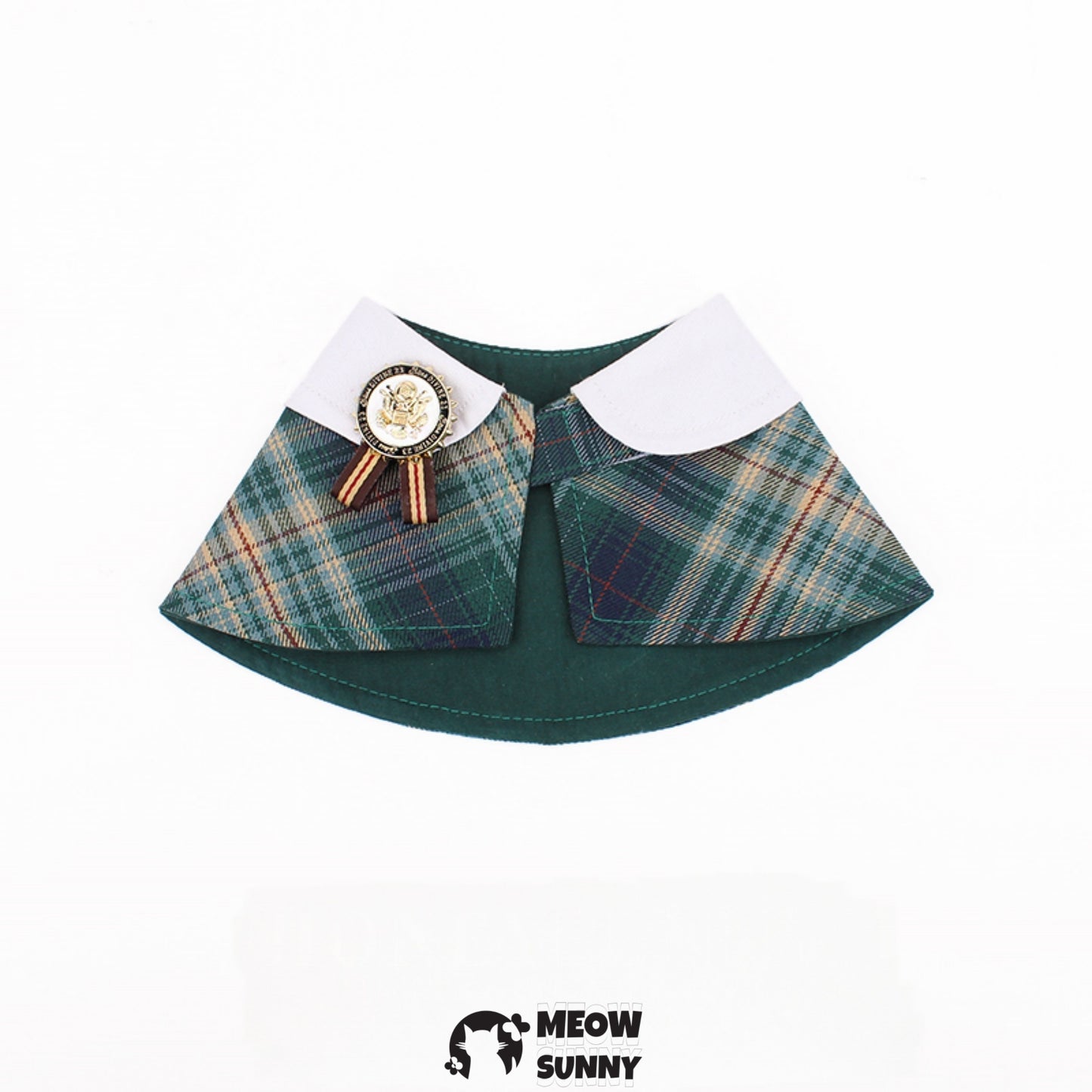 Elegant Dog & Cat Cape Plaid Holiday Pajama