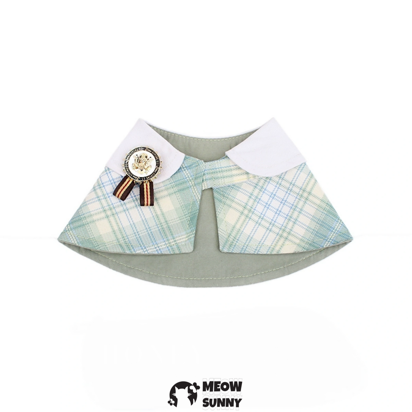 Elegant Dog & Cat Cape Plaid Holiday Pajama