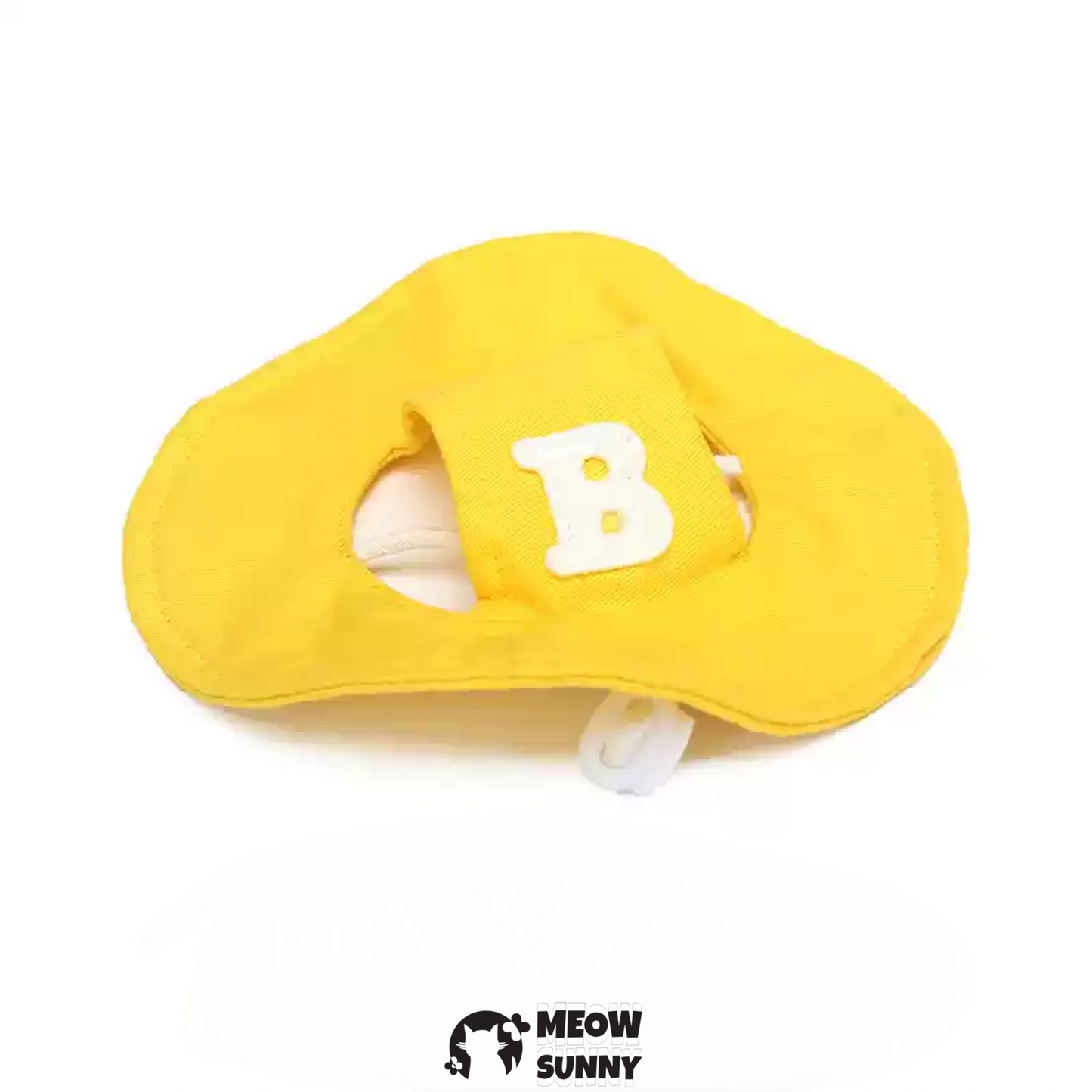 Simple UPF 50+ Alphabet B Cat and Dog Hat