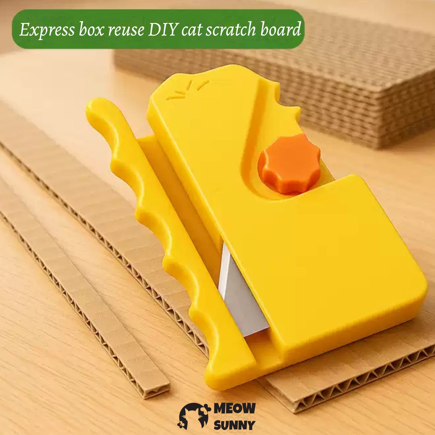 Cardboard Strip Cutter for Cat Scratchers