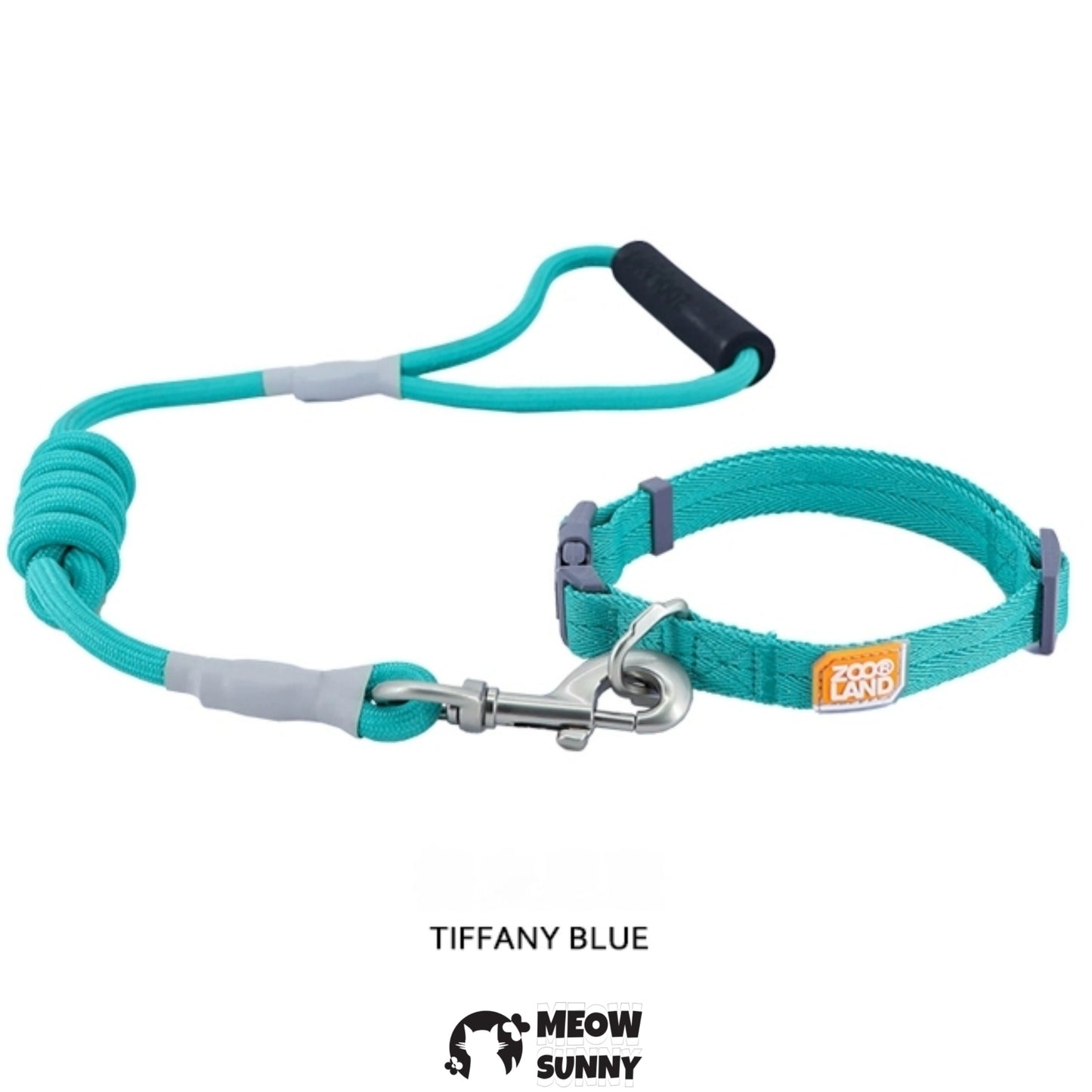 Traction Rope & Collar Set Dog Leash Dog Walking Rope Collar