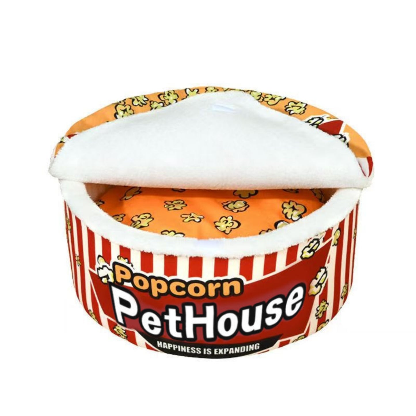 Cat Popcorn Instant Noddle Bowl Indoor Heated Cat Bed
