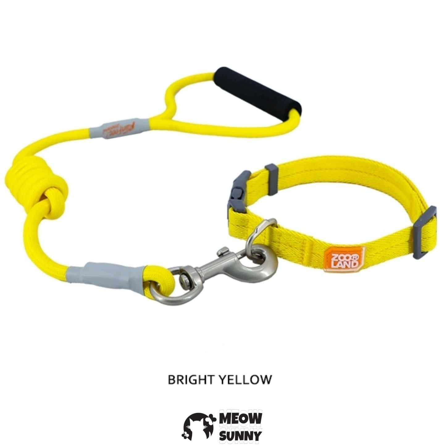 Traction Rope & Collar Set Dog Leash Dog Walking Rope Collar