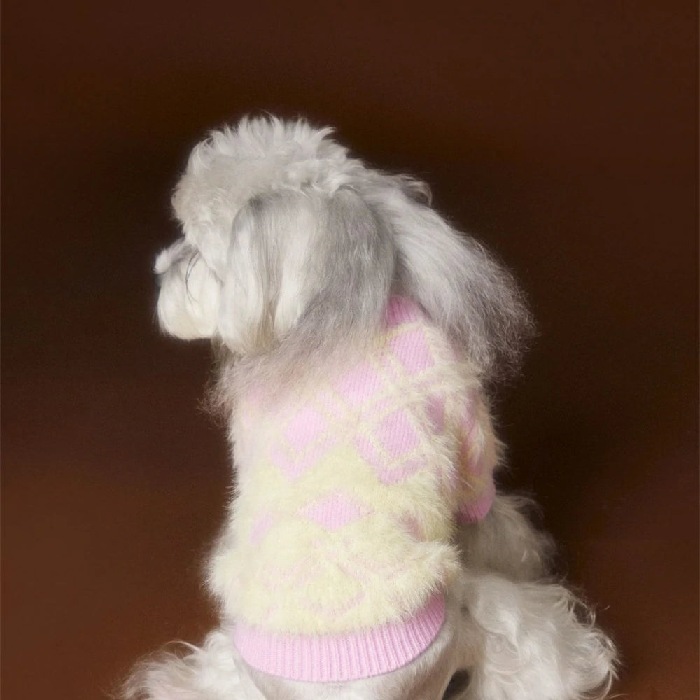 Pet Clothes Autumn and Winter Puppy Cardigan Sweater Jacket