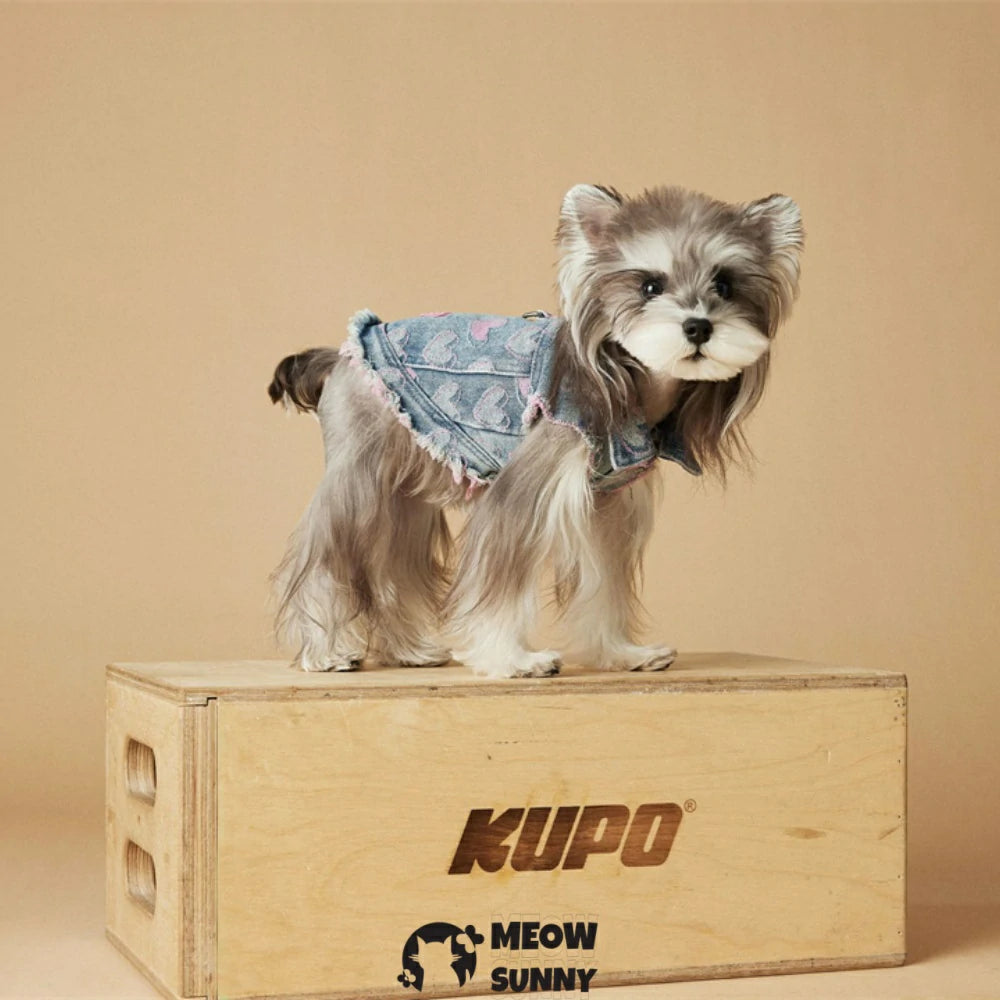 Pet Clothes Puppy Sleeveless Denim Vest