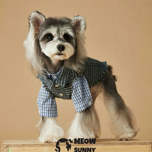 Pet Clothes Puppy Sleeveless Shirt Denim Vest