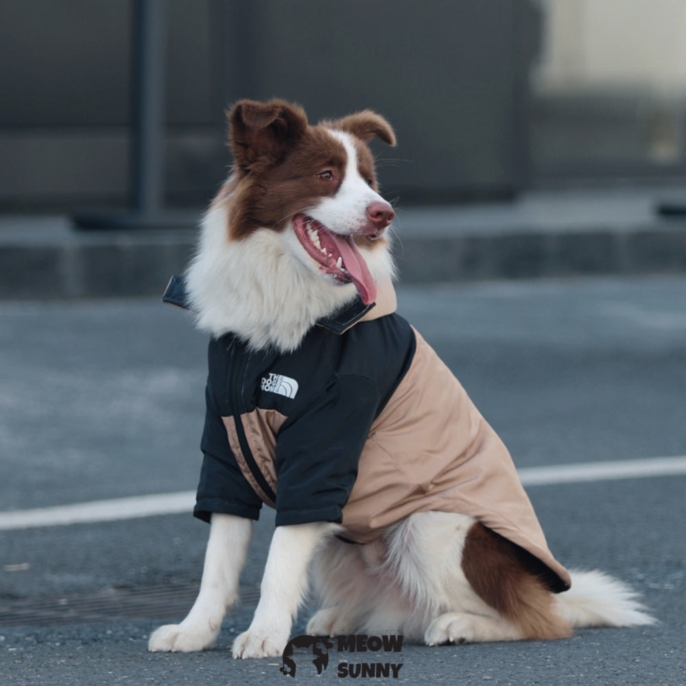 Pet Outdoor Sports Jacket Reversible Dog Winter Coat 2-110lbs
