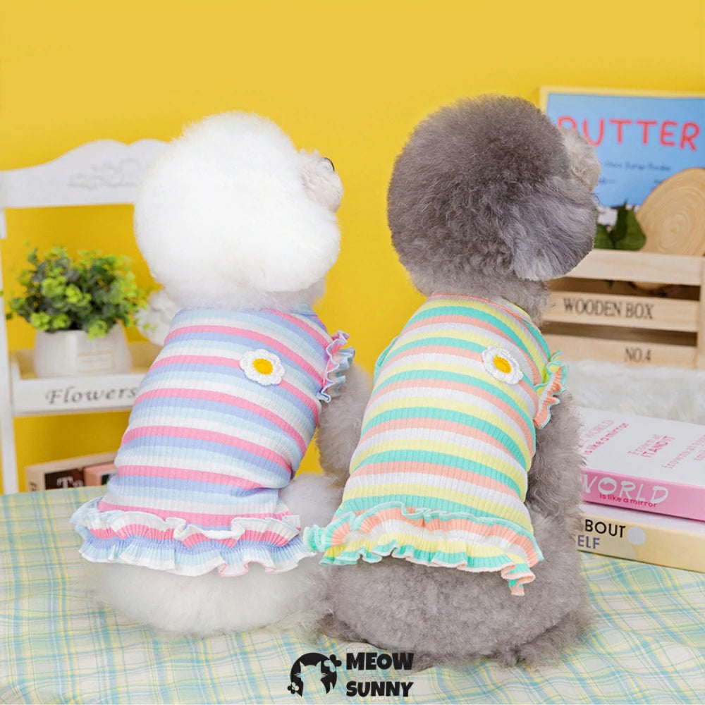 Pet Tutu Skirt Puppy Summer Dresses Suitable for Small Medium Dog