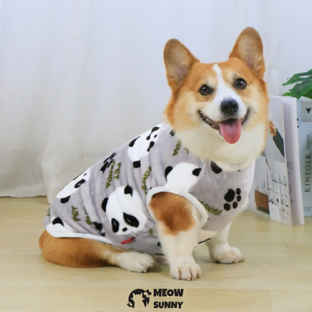 Pet dog vest autumn corgi teddy medium-sized dog warm clothes