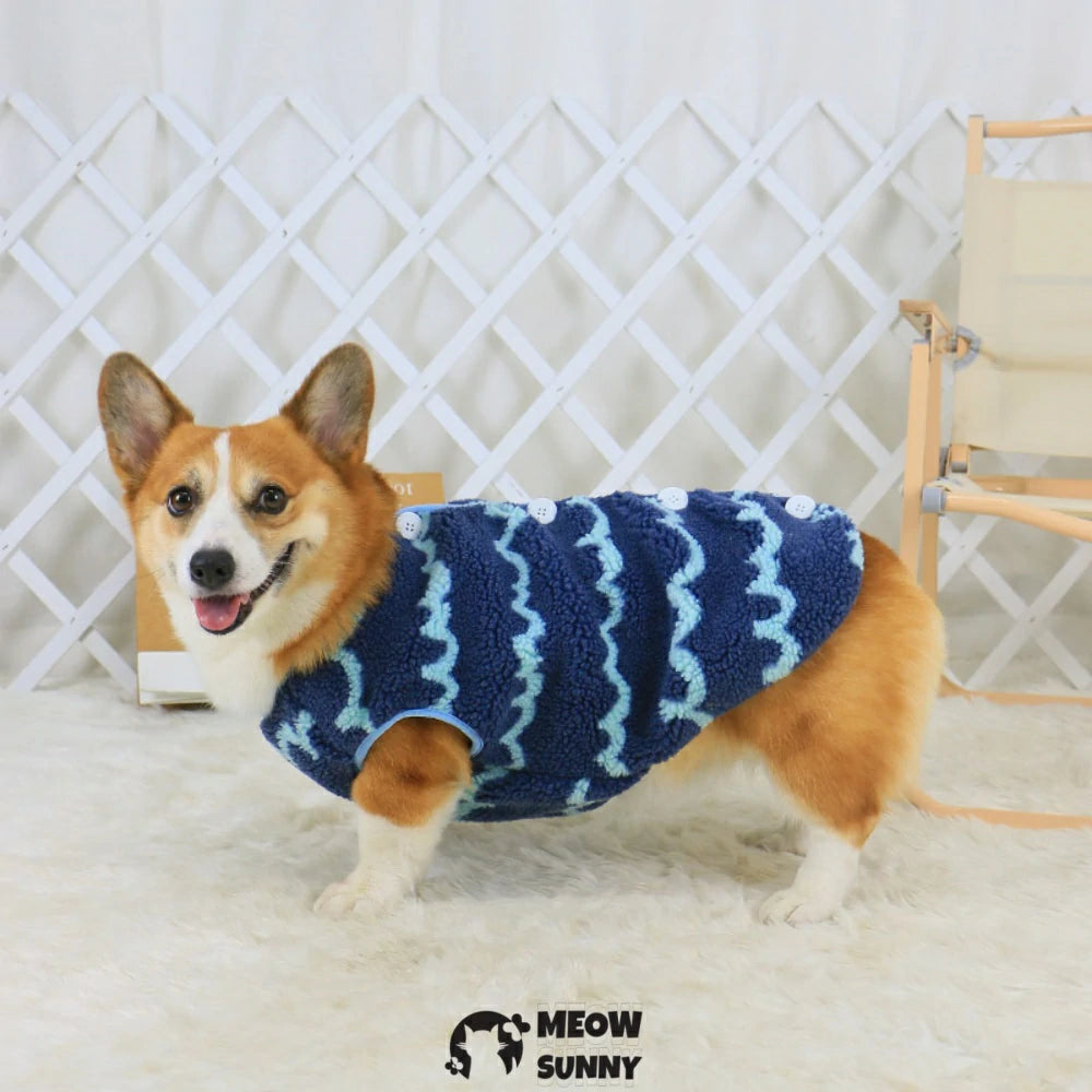 Pet dog vest cute corgi teddy small and medium dog vest