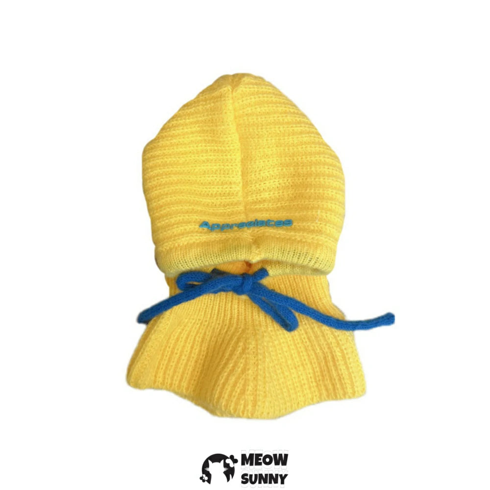 Pet hat puppy winter warm knitted scarf hat