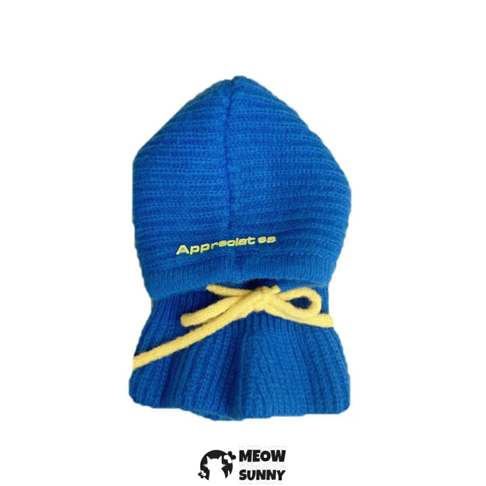 Pet hat puppy winter warm knitted scarf hat