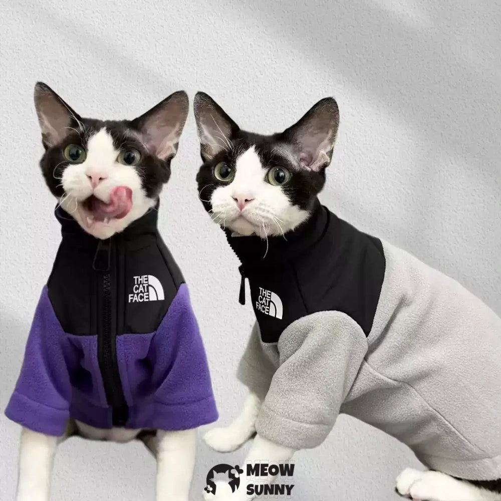 Polar Fleece Hairless Cat Sweater Winter Sphynx German Clothes