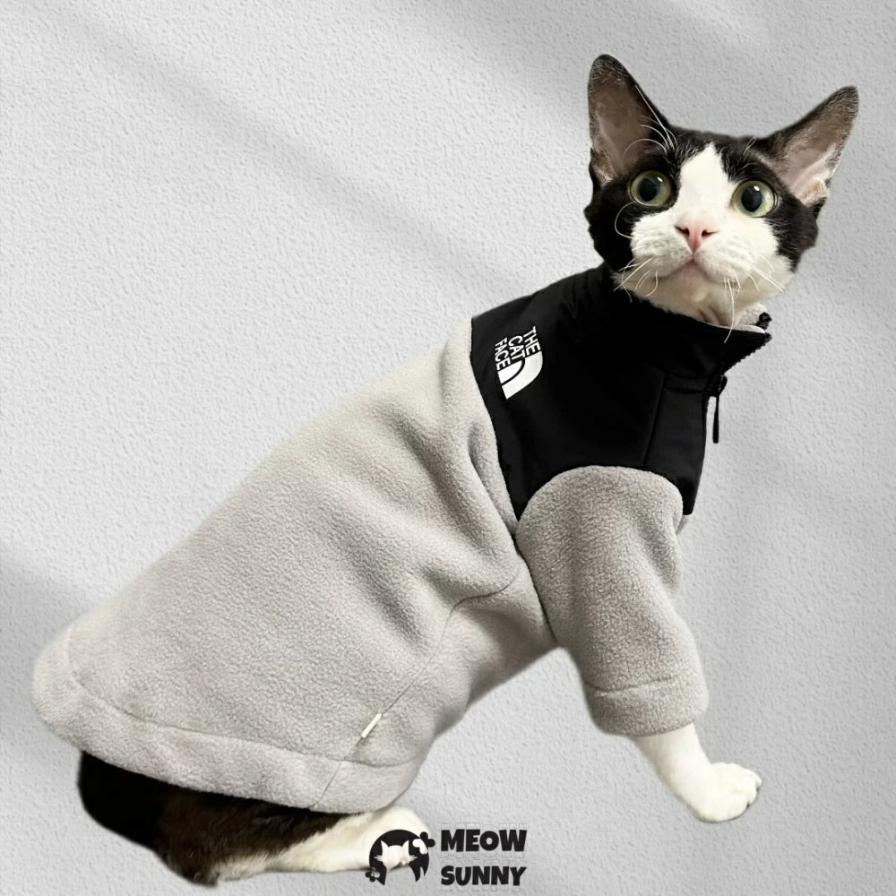 Polar Fleece Hairless Cat Sweater Winter Sphynx German Clothes